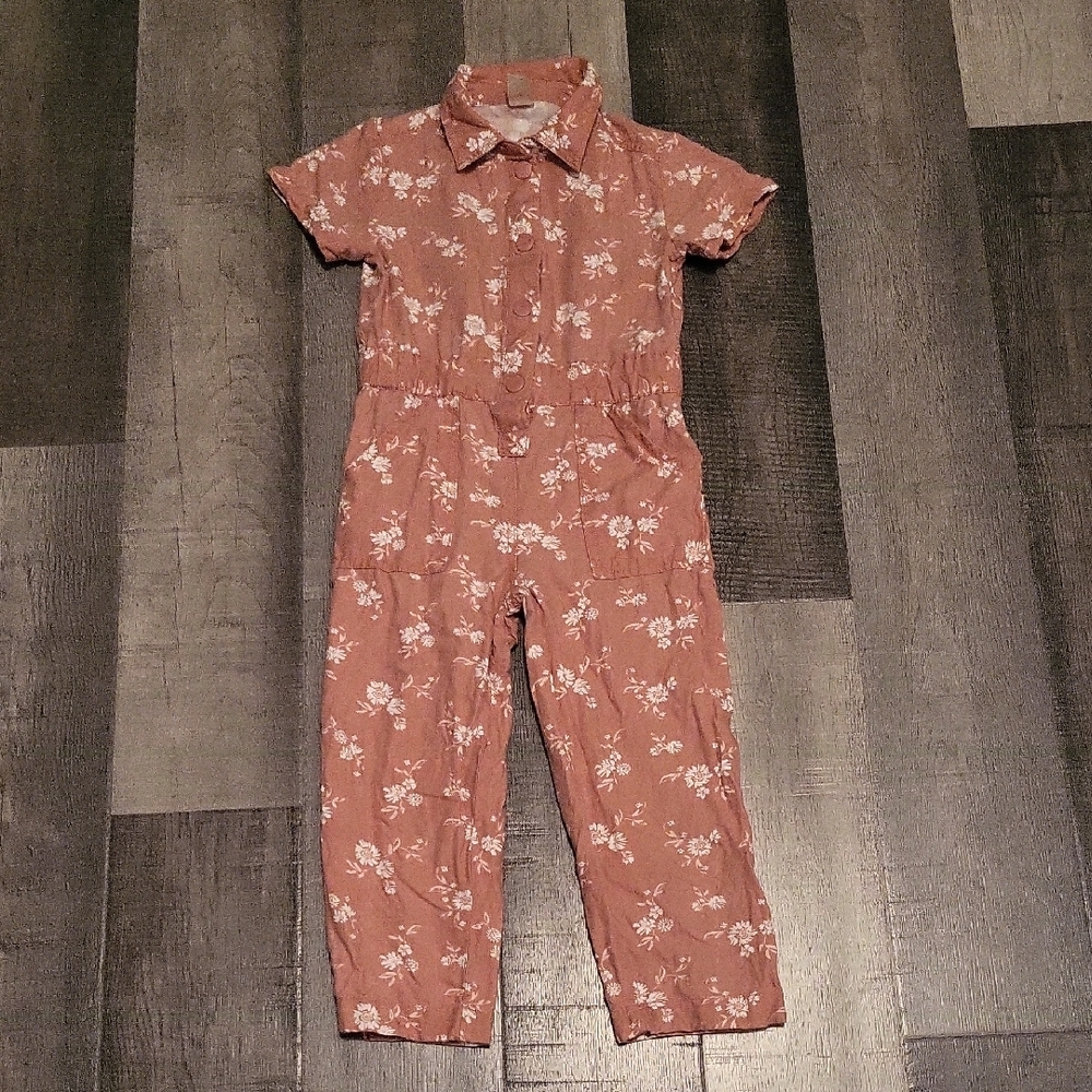 Floral Pink Jumpsuit
